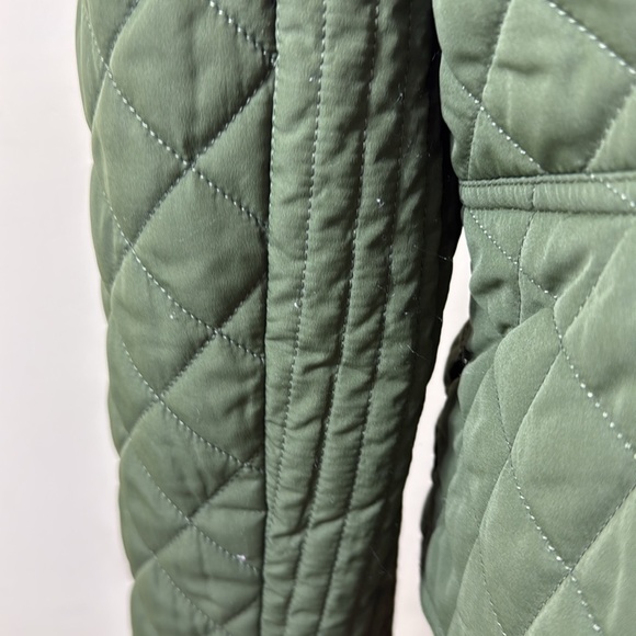 Ann Taylor Army Green Quilted Jacket - Picture 9 of 10